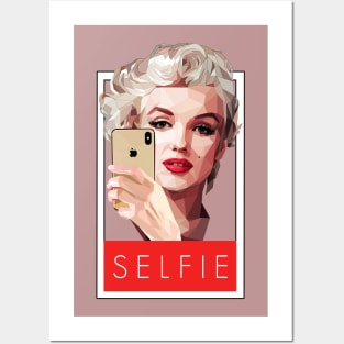 Marilyn Monroe Selfie Posters and Art